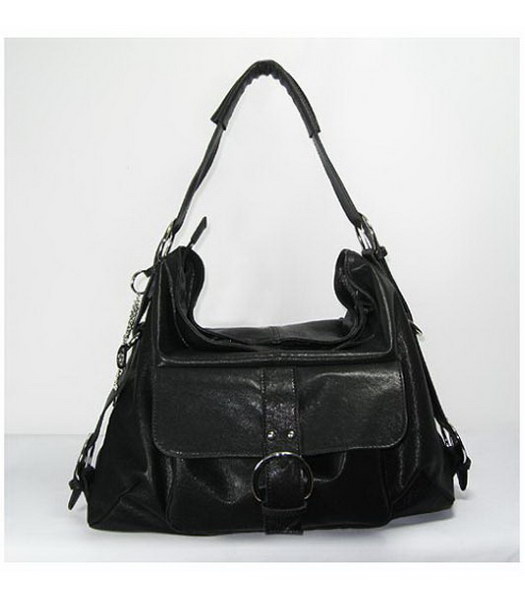 D & G Hobo_Black pelle